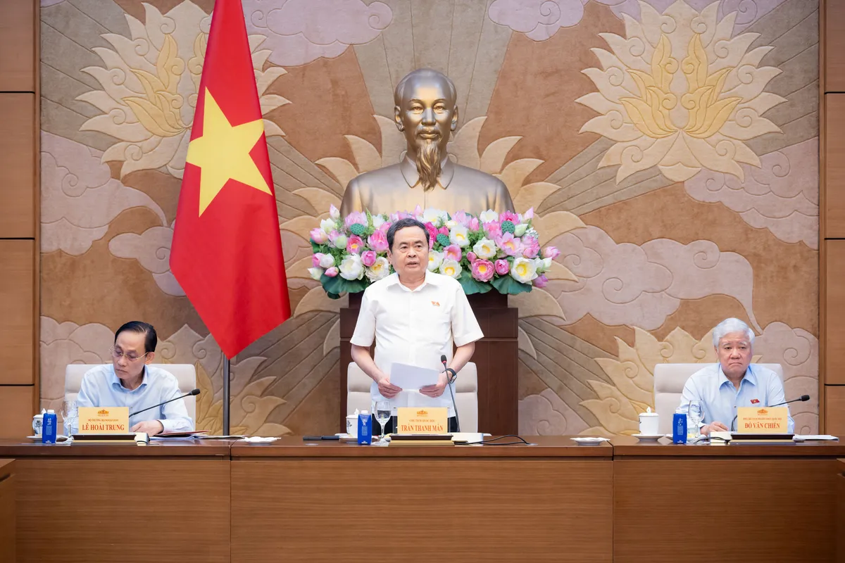 Chủ tịch Quốc hội: Đối ngoại Quốc hội g&oacute;p phần ho&agrave;n thiện thể chế, tạo m&ocirc;i trường thuận lợi cho ph&aacute;t triển - Ảnh 1.
