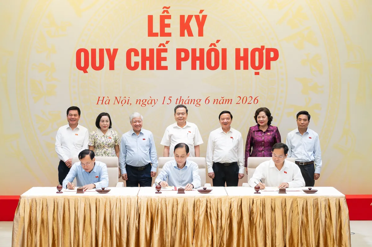Chủ tịch Quốc hội: Đối ngoại Quốc hội g&oacute;p phần ho&agrave;n thiện thể chế, tạo m&ocirc;i trường thuận lợi cho ph&aacute;t triển - Ảnh 4.