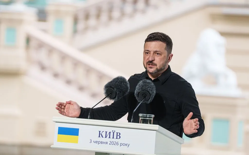 Tổng thống Ukraine Volodymyr Zelensky (Ảnh: AP)
