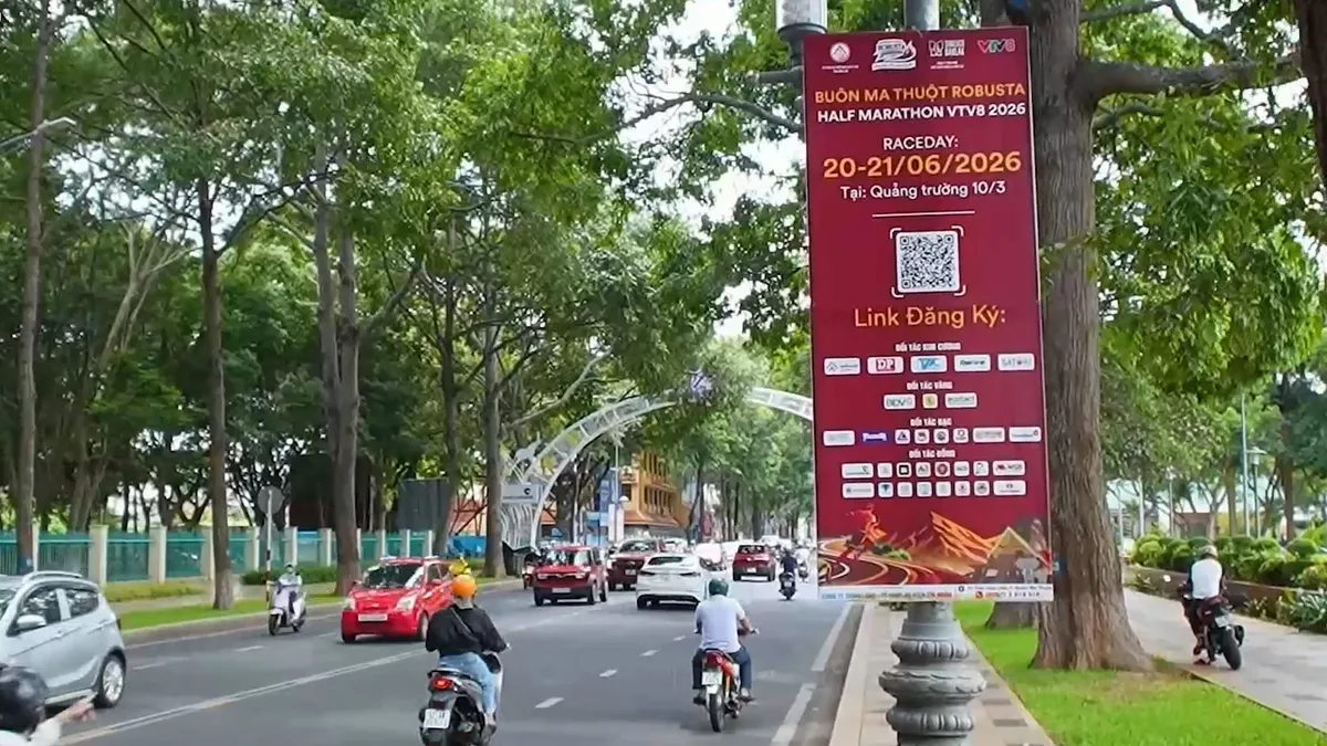 Giải chạy Buôn Ma Thuột Robusta Half Marathon VTV8 2026: Sẵn sàng cho ngày hội lớn giữa thủ phủ cà phê- Ảnh 1. Giải chạy Buôn Ma Thuột Robusta Half Marathon VTV8 2026: Sẵn sàng cho ngày hội lớn giữa thủ phủ cà phê- Ảnh 1.