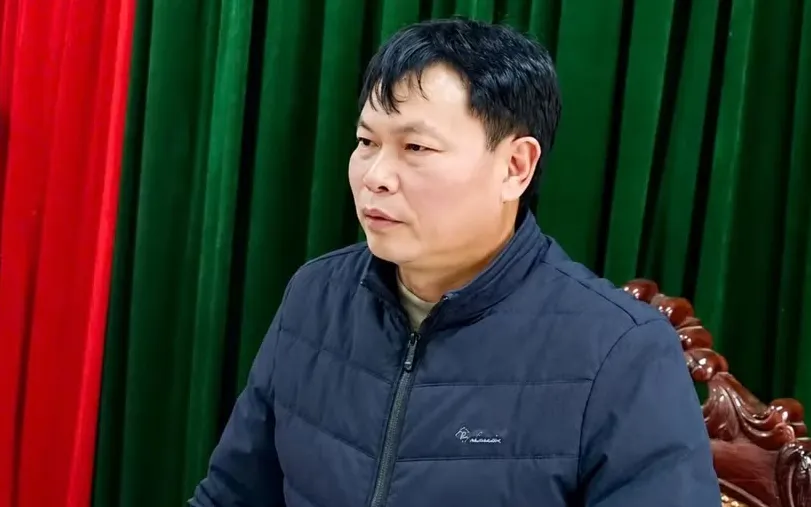 Ông Lữ Văn Đương khi đang giữ chức Phó Chủ tịch UBND xã Sơn Lâm. (Nguồn: Báo và Phát thanh Truyền hình Nghệ An)