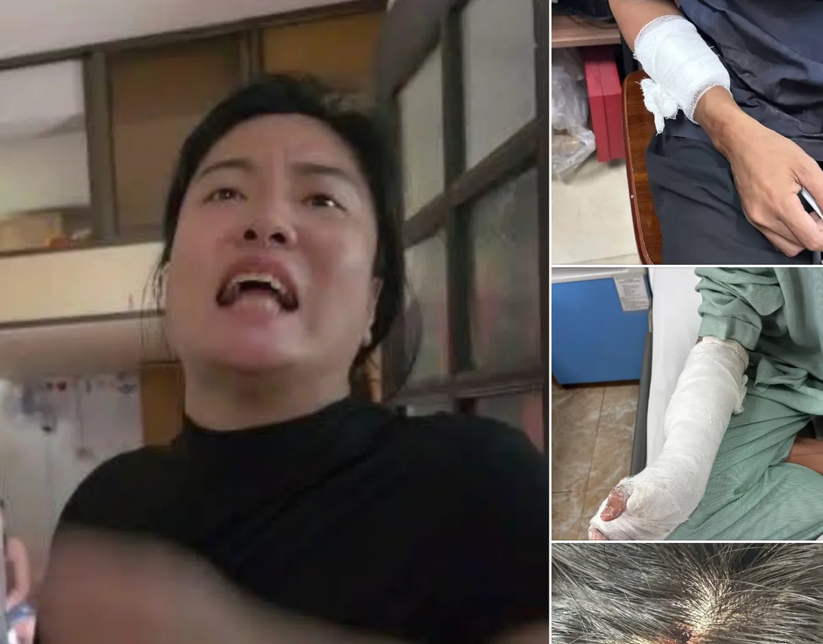 Tạm giữ người phụ nữ nhiều lần đặt đồ ăn không trả tiền, dùng dao chém người đòi nợ - Ảnh 1.