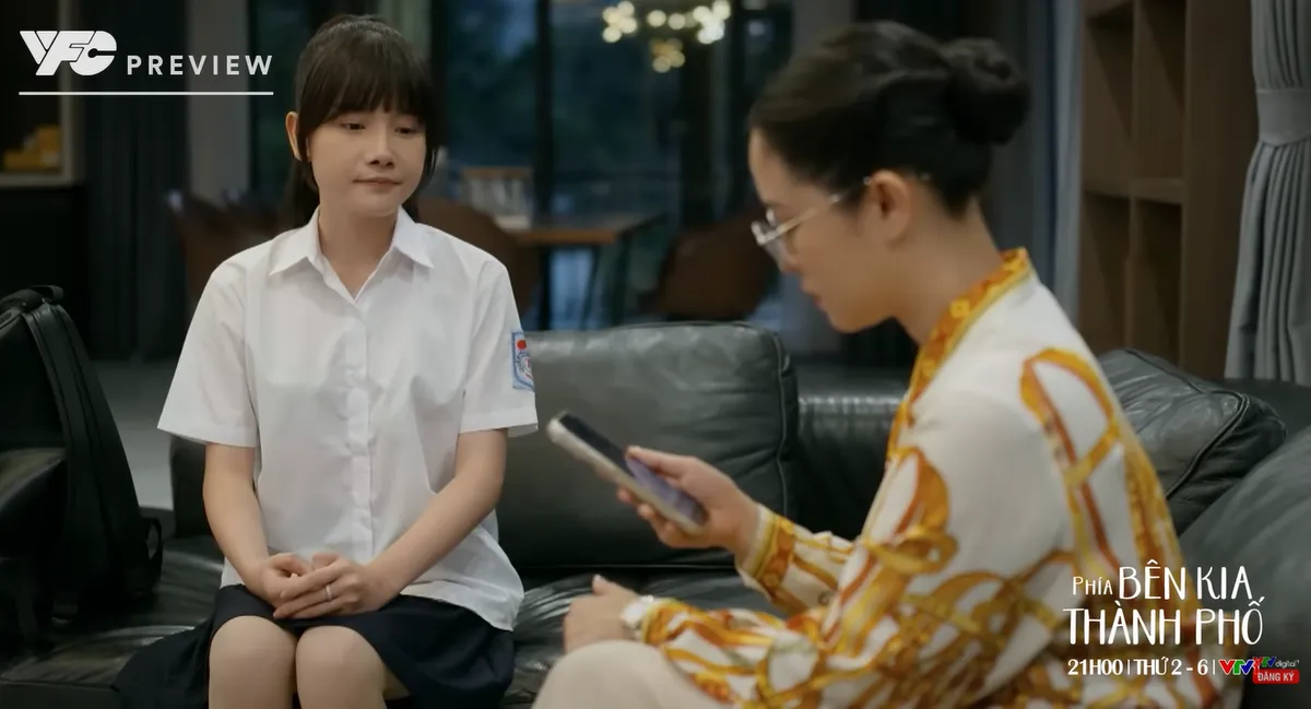 Phía bên kia thành phố - Tập 14: Mẹ Khuê kiên quyết xử lý việc Thái bắt nạt bạn học - Ảnh 9.