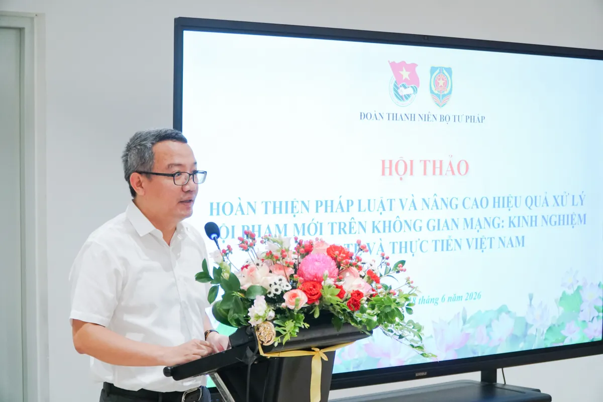 Ho&agrave;n thiện ph&aacute;p luật, n&acirc;ng cao hiệu quả xử l&yacute; tội phạm mới tr&ecirc;n kh&ocirc;ng gian mạng - Ảnh 1.