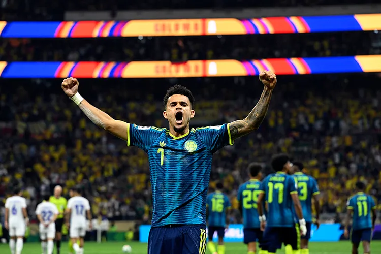 Colombia thắng thuyết phục Uzbekistan 3-1, chiếm ngôi đầu bảng K World Cup 2026- Ảnh 1. Colombia thắng thuyết phục Uzbekistan 3-1, chiếm ngôi đầu bảng K World Cup 2026- Ảnh 1.