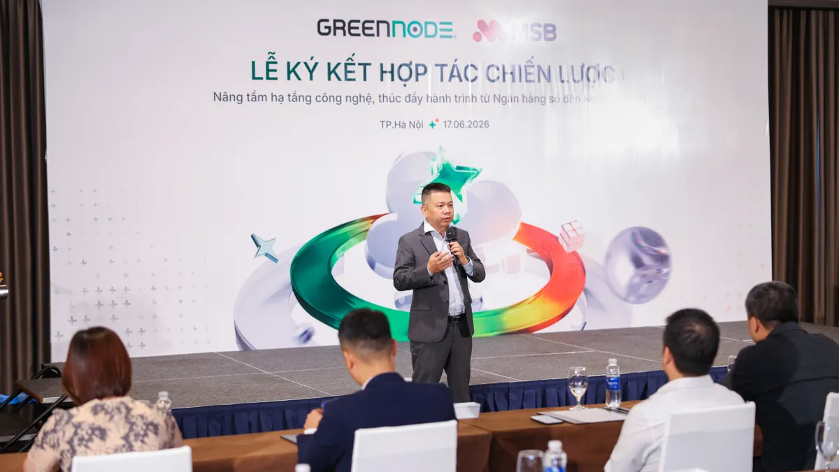 Hợp t&aacute;c th&uacute;c đẩy h&agrave;nh tr&igrave;nh từ ng&acirc;n h&agrave;ng số đến ng&acirc;n h&agrave;ng AI  - Ảnh 1.