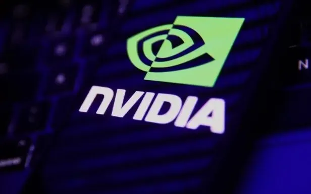 Biểu tượng của Tập đoàn Nvidia. Ảnh: Getty Images/TTXVN