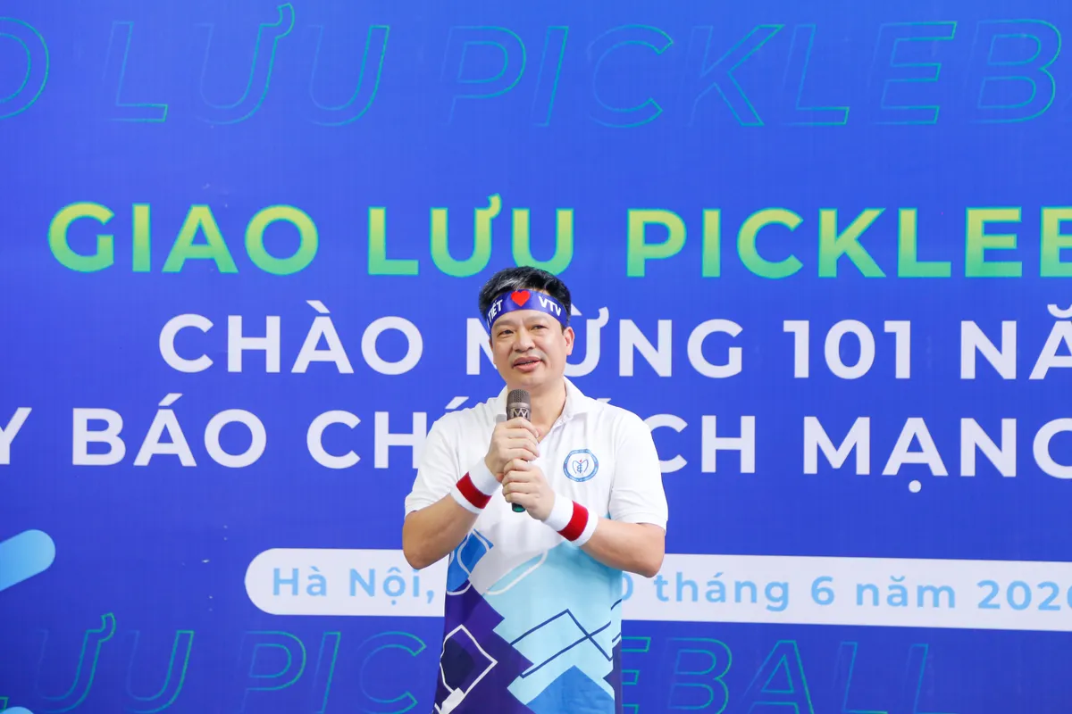 Giao lưu pickleball ch&agrave;o mừng 101 năm Ng&agrave;y B&aacute;o ch&iacute; C&aacute;ch mạng Việt Nam  - Ảnh 3.