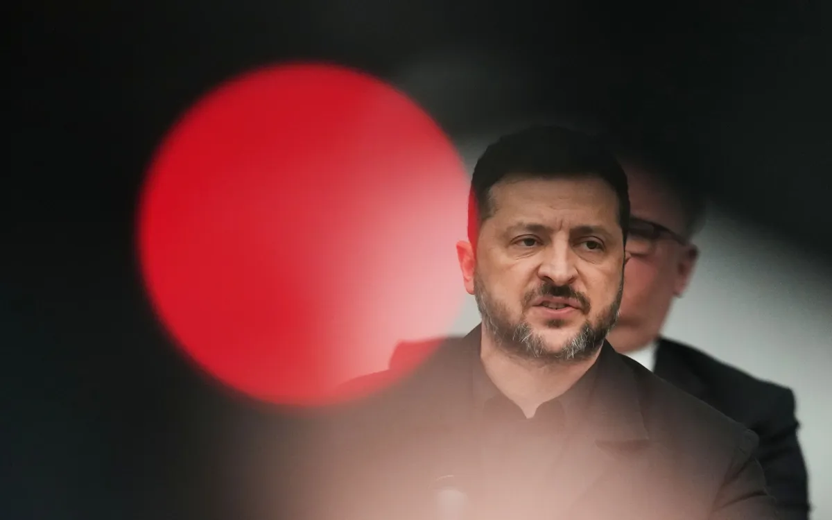 Tổng thống Ukraine Zelensky (Ảnh: AP)