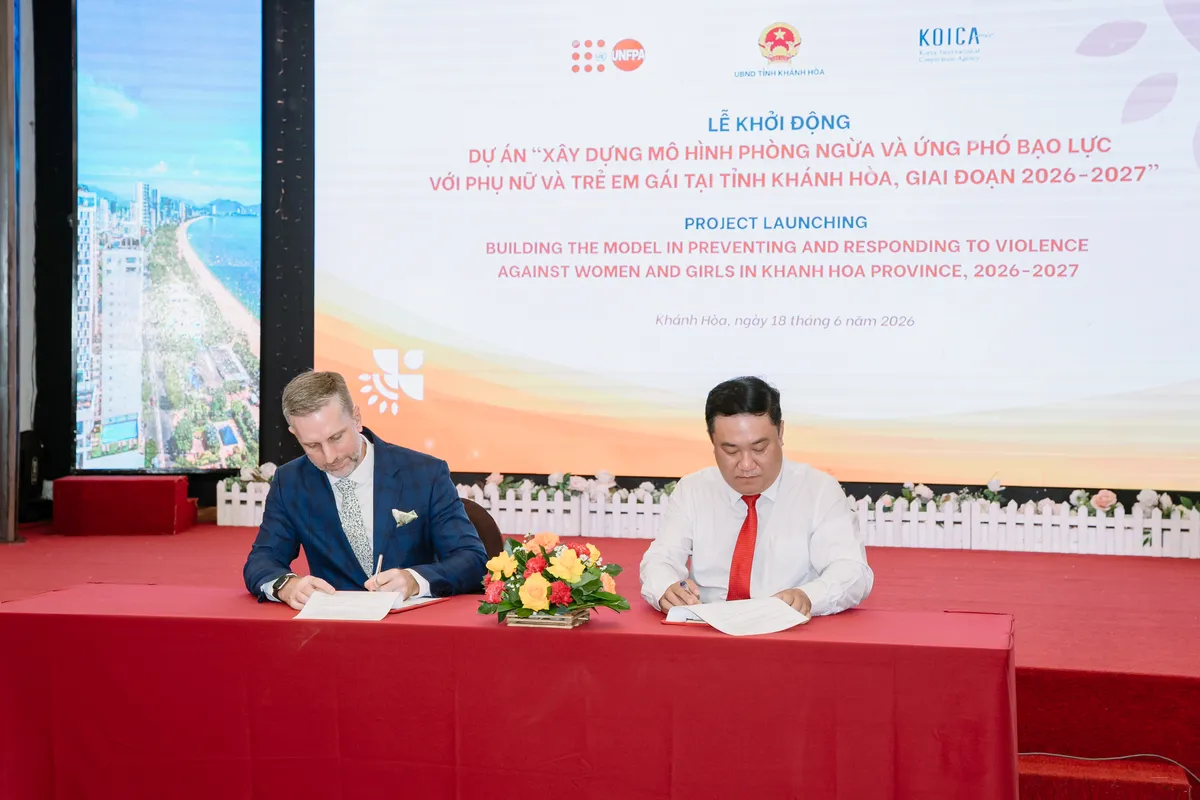 Khởi động dự &aacute;n ứng ph&oacute; bạo lực giới tại Kh&aacute;nh H&ograve;a giai đoạn 2026-2027- Ảnh 1.
