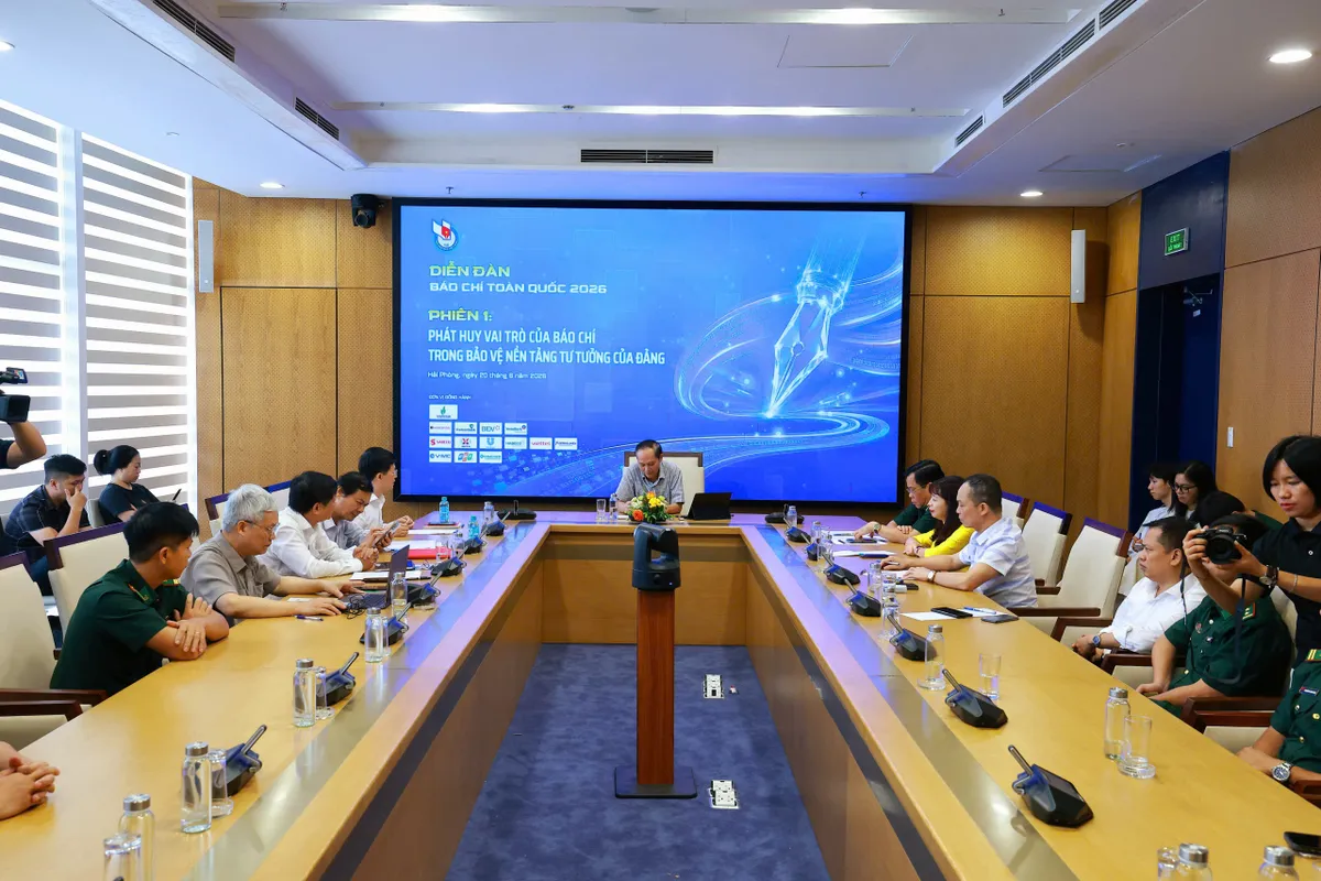 S&ocirc;i nổi c&aacute;c phi&ecirc;n thảo luận tại Diễn đ&agrave;n B&aacute;o ch&iacute; to&agrave;n quốc 2026 - Ảnh 3.