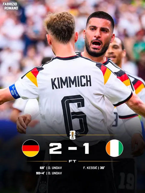 Đức ngược d&ograve;ng kịch t&iacute;nh 2-1 trước Bờ Biển Ng&agrave;, gi&agrave;nh v&eacute; sớm v&agrave;o v&ograve;ng knock-out World Cup 2026- Ảnh 1.