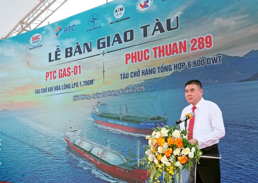 B&agrave;n giao t&agrave;u chở kh&iacute; h&oacute;a lỏng LPG 1.700m&sup3; v&agrave; t&agrave;u chở h&agrave;ng tổng hợp 6.600 tấn- Ảnh 2.