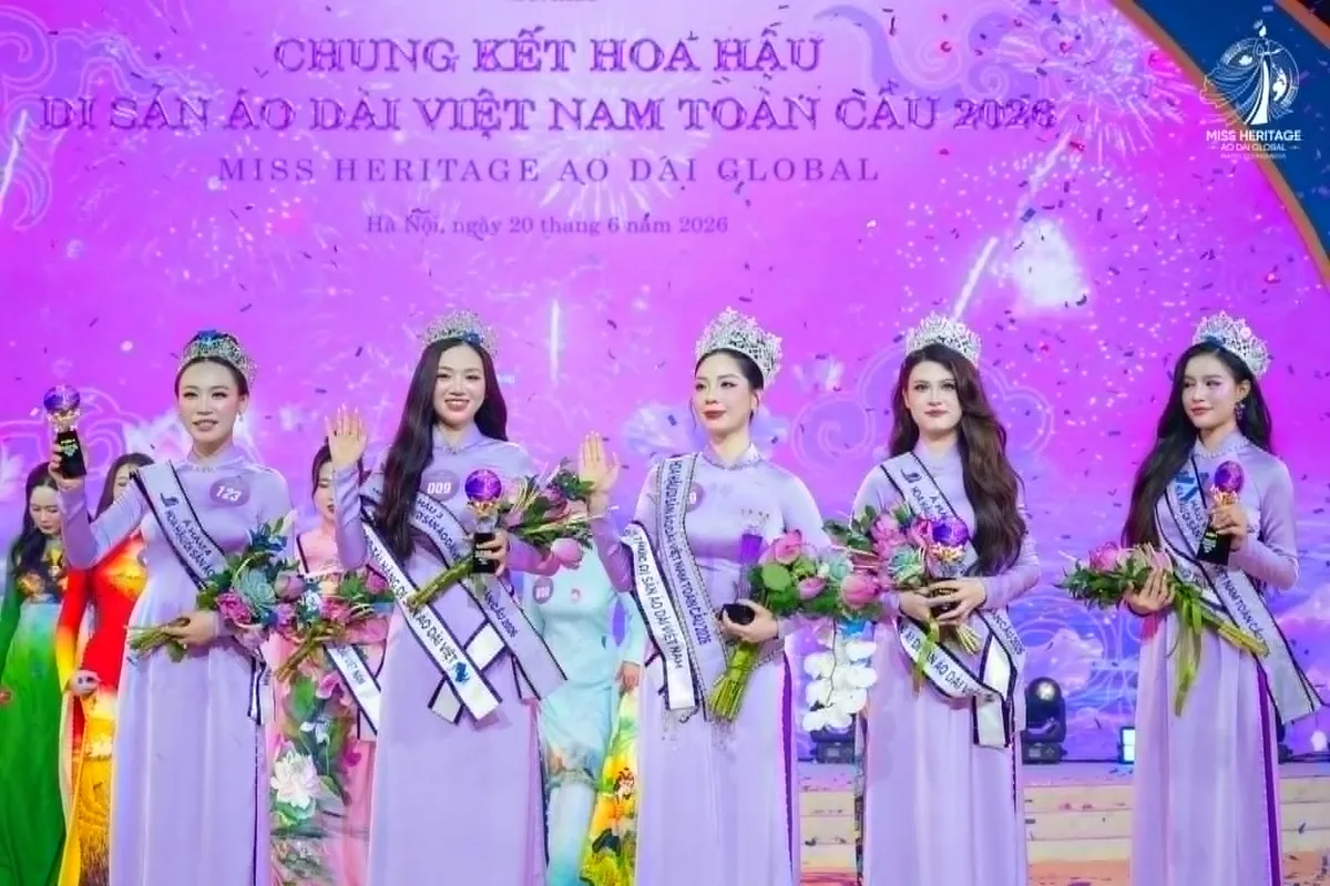 Miss Ao dai Global Heritage 2026 đ&atilde; t&igrave;m ra người đẹp chiến thắng, lan tỏa vẻ đẹp của t&agrave; &aacute;o d&agrave;i - Ảnh 1.