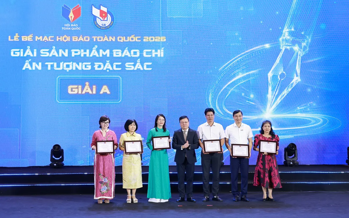 Bế mạc Hội b&aacute;o To&agrave;n quốc 2026: Trao 46 giải Sản phẩm b&aacute;o ch&iacute; ấn tượng đặc sắc v&agrave; 57 giải Gian trưng b&agrave;y ấn tượng- Ảnh 2.