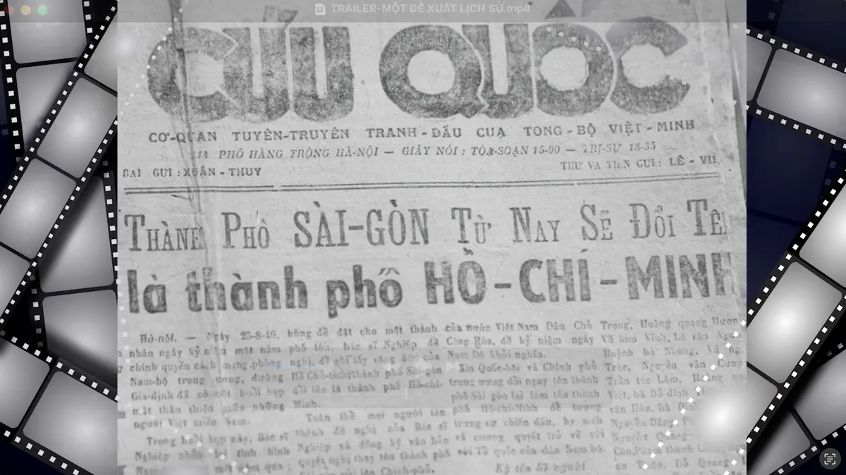 PTL 'Một đề xuất lịch sử': H&eacute; lộ c&acirc;u chuyện &iacute;t người biết về t&ecirc;n gọi Th&agrave;nh phố Hồ Ch&iacute; Minh- Ảnh 1.