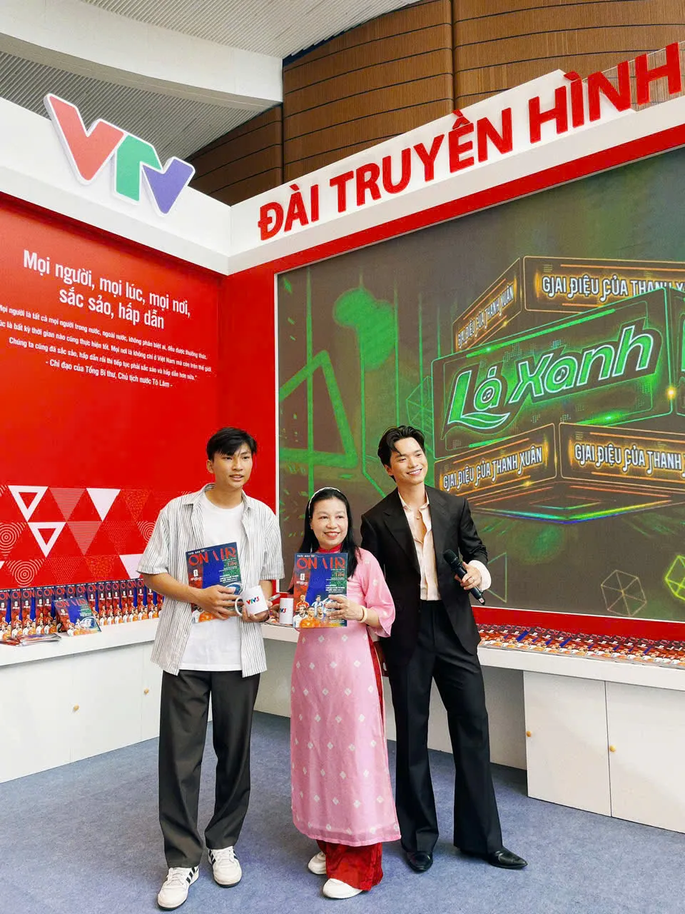 Chủ tịch Quốc hội Trần Thanh Mẫn thăm gian trưng b&agrave;y của VTV tại Hội b&aacute;o To&agrave;n quốc năm 2026- Ảnh 6.