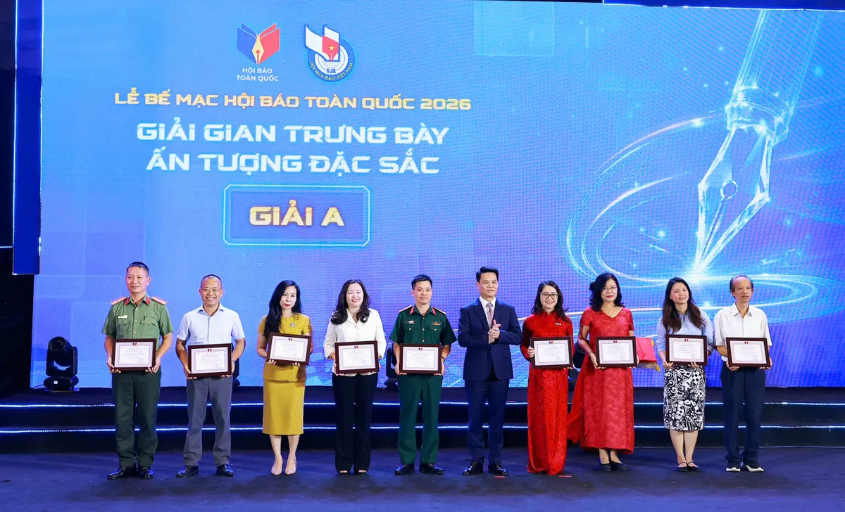 Đ&agrave;i Truyền h&igrave;nh Việt Nam gi&agrave;nh 2 giải A tại Hội b&aacute;o To&agrave;n quốc 2026- Ảnh 1.