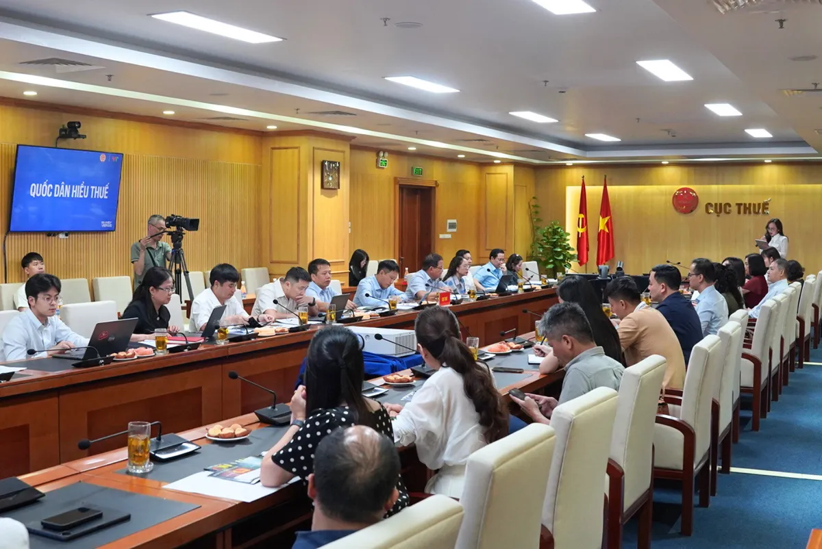 Cục Thuế Việt Nam phối hợp Đ&agrave;i Truyền h&igrave;nh Việt Nam sản xuất chương tr&igrave;nh &ldquo;Quốc D&acirc;n Hiểu Thuế&rdquo; - Ảnh 2.