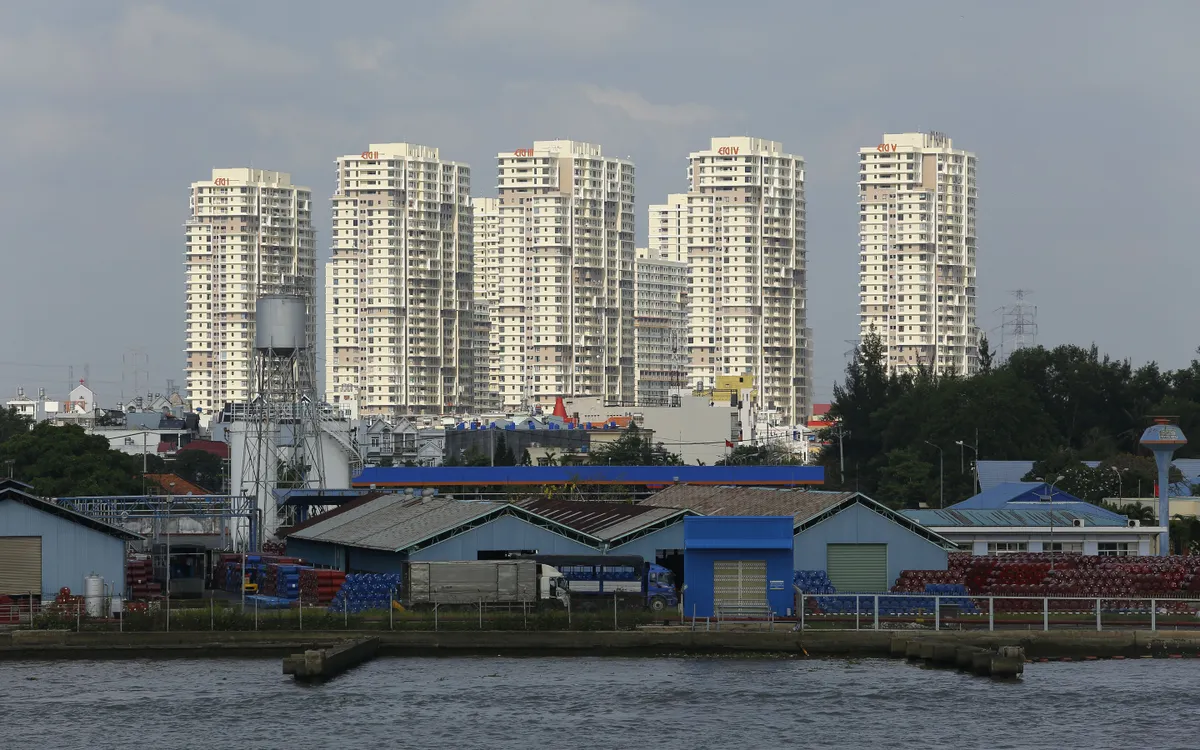 Phát triển nhà ở thương mại phù hợp khả năng chi trả và nhà ở cho thuê đã thu hút sự quan tâm của nhiều gia đình. Ảnh: Hải Hưng 