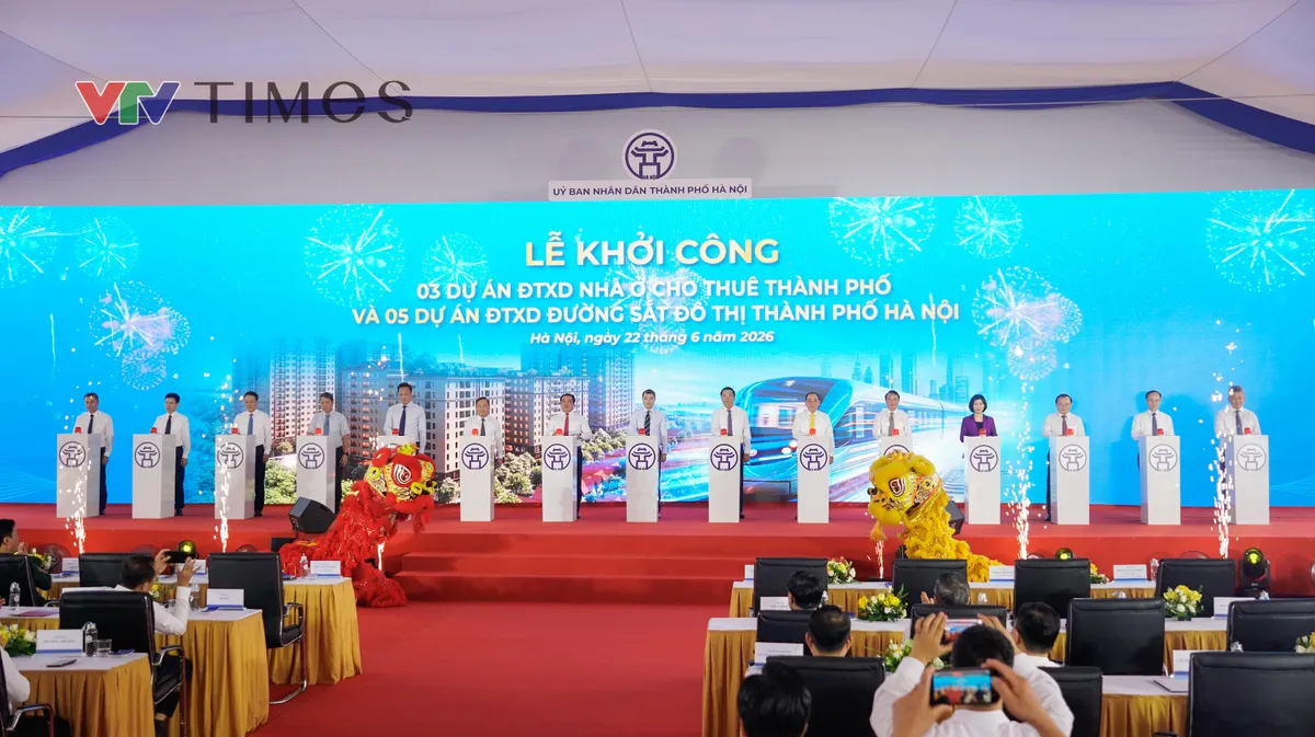 Thủ tướng L&ecirc; Minh Hưng dự lễ khởi c&ocirc;ng 5 tuyến metro v&agrave; 3 dự &aacute;n nh&agrave; ở cho thu&ecirc; tại H&agrave; Nội - Ảnh 4.