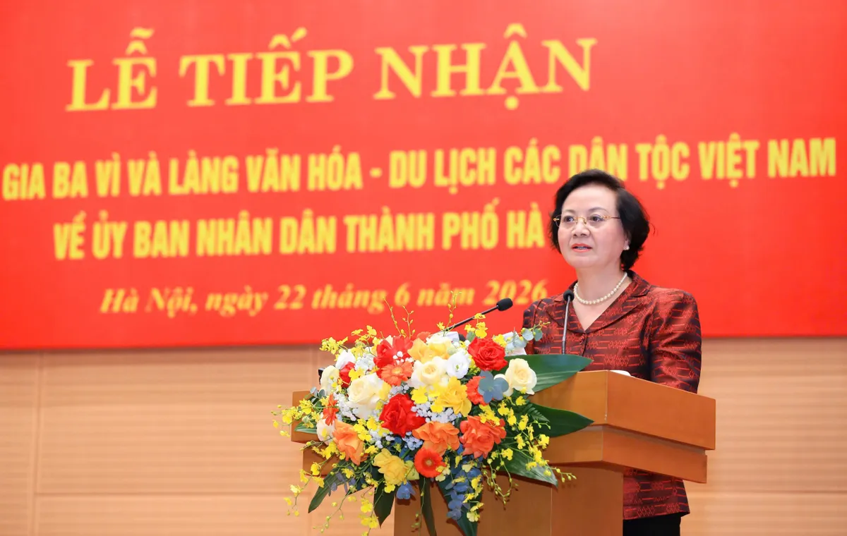 H&agrave; Nội tiếp nhận Vườn quốc gia Ba V&igrave; v&agrave; L&agrave;ng Văn h&oacute;a - Du lịch c&aacute;c d&acirc;n tộc Việt Nam - Ảnh 4.