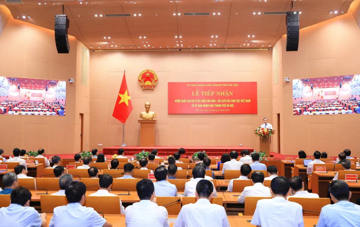H&agrave; Nội tiếp nhận Vườn quốc gia Ba V&igrave; v&agrave; L&agrave;ng Văn h&oacute;a - Du lịch c&aacute;c d&acirc;n tộc Việt Nam - Ảnh 1.