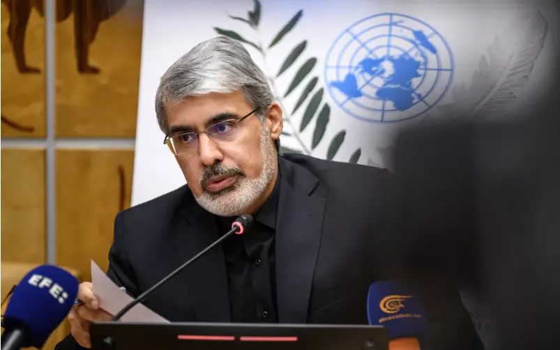 Đại sứ Iran tại Liên hợp quốc Ali Bahreini (Ảnh: AP)