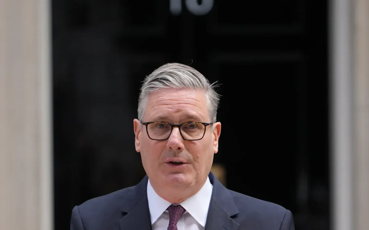Thủ tướng Anh Keir Starmer thông báo từ chức tại London ngày, 22/6/2026. (Ảnh: AP)