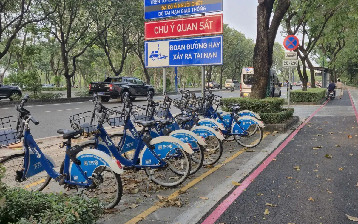 TP Hồ Ch&iacute; Minh sắp th&iacute; điểm xe đạp điện c&ocirc;ng cộng kh&ocirc;ng trạm đỗ kết nối Metro số 1- Ảnh 1.