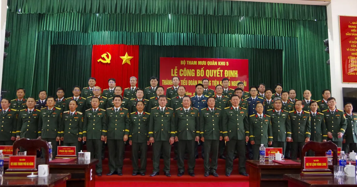 Qu&acirc;n khu 5 th&agrave;nh lập Tiểu đo&agrave;n Phương tiện kh&ocirc;ng người l&aacute;i - Ảnh 3.