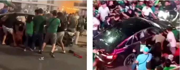 Xe lao v&agrave;o đ&aacute;m đ&ocirc;ng cổ động vi&ecirc;n tại Mexico, nhiều người bị thương- Ảnh 1.