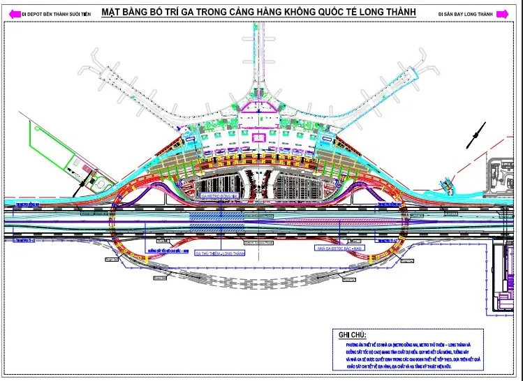 R&otilde; th&ecirc;m phương &aacute;n bố tr&iacute; ga đường sắt tại Cảng h&agrave;ng kh&ocirc;ng quốc tế Long Th&agrave;nh- Ảnh 1.