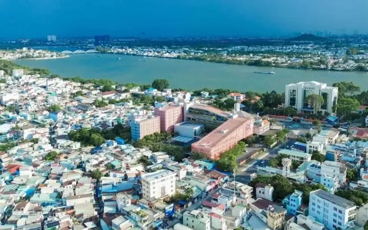 Một góc thành phố Đồng Nai (Ảnh: TTXVN)