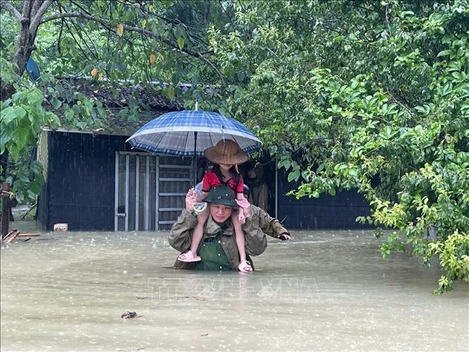Mưa lớn g&acirc;y ngập s&acirc;u, sạt lở ở Cao Bằng v&agrave; Tuy&ecirc;n Quang- Ảnh 1.