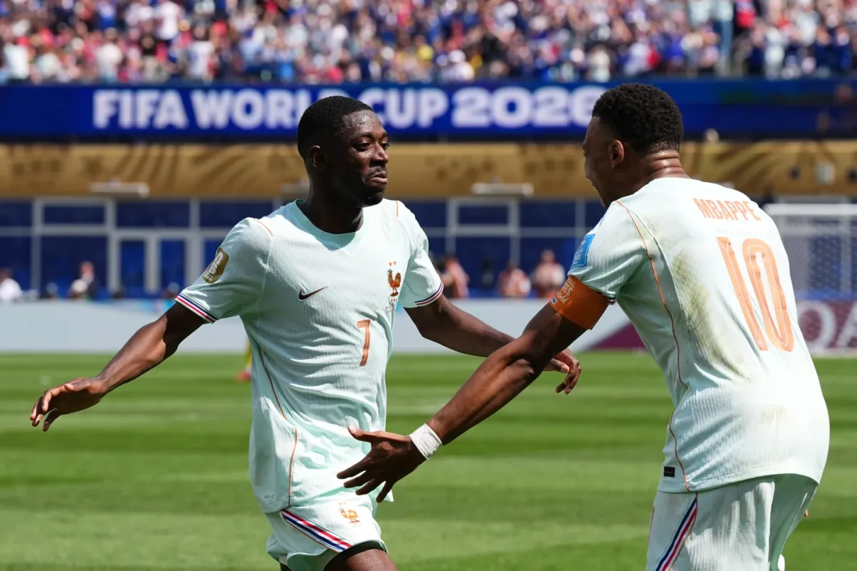 Dembele lập hat-trick, tuyển Ph&aacute;p to&agrave;n thắng v&ograve;ng bảng World Cup 2026- Ảnh 1.
