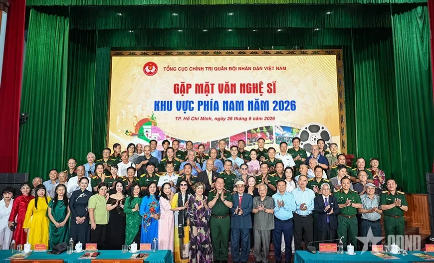 Đại tướng Nguyễn Trọng Nghĩa: Văn nghệ sĩ cần s&aacute;ng tạo nhiều t&aacute;c phẩm lan tỏa gi&aacute; trị của Bộ đội Cụ Hồ- Ảnh 1.