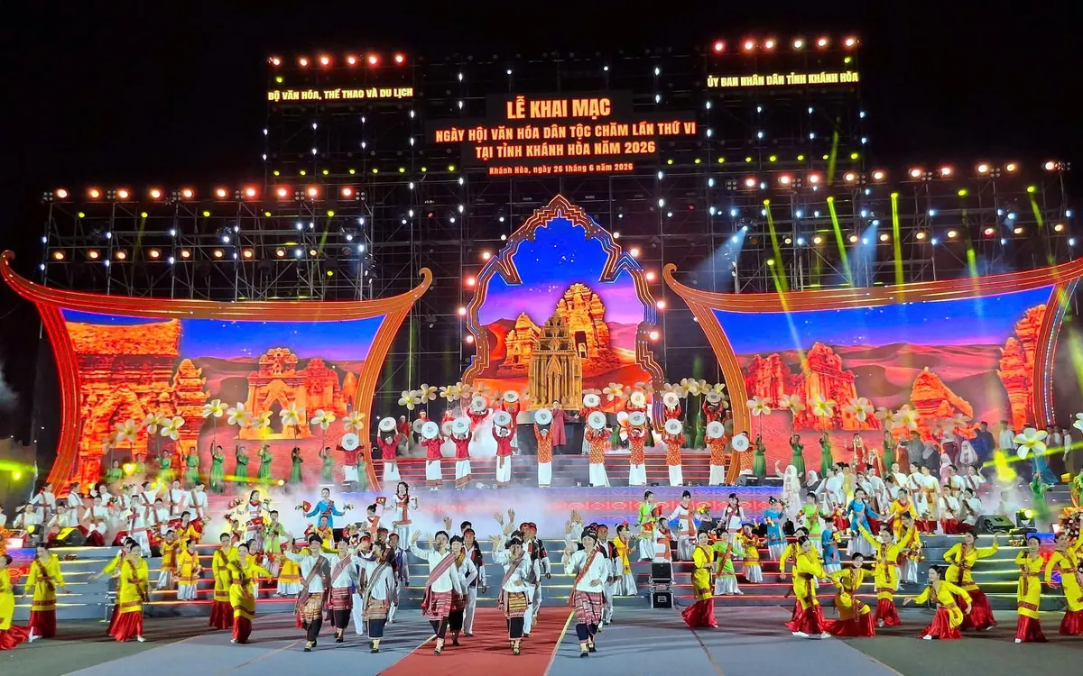  Chương trình nghệ thuật Lễ khai mạc Ngày hội Văn hóa dân tộc Chăm lần thứ VI năm 2026.