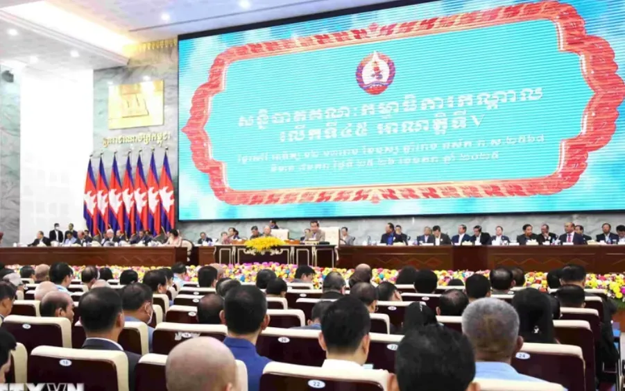 Kỷ niệm 75 năm th&agrave;nh lập Đảng Nh&acirc;n d&acirc;n Campuchia, Việt Nam khẳng định tiếp tục vun đắp quan hệ hai nước- Ảnh 1.