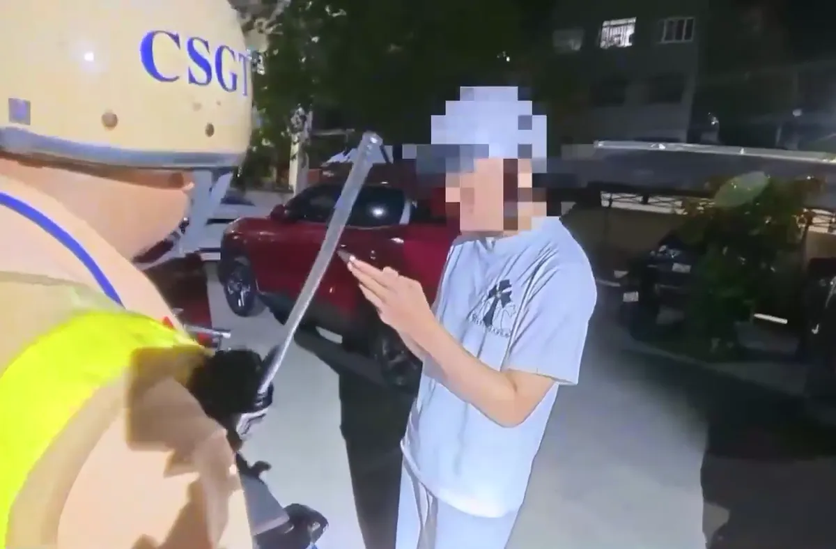 Tăng cường tuần tra, xử l&yacute; thanh thiếu ni&ecirc;n vi phạm giao th&ocirc;ng tại - Ảnh 1.