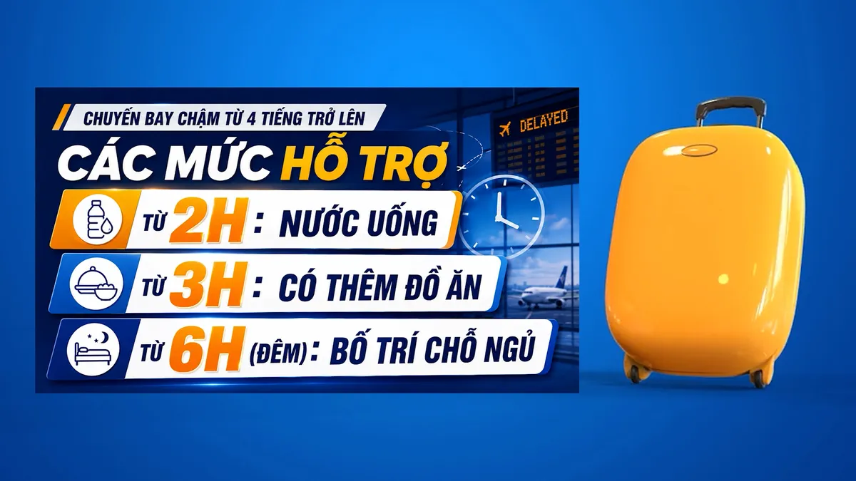 Từ 1/72026: Bị delay m&aacute;y bay từ 4 tiếng, h&agrave;nh kh&aacute;ch được ho&agrave;n to&agrave;n bộ tiền v&eacute;- Ảnh 4.