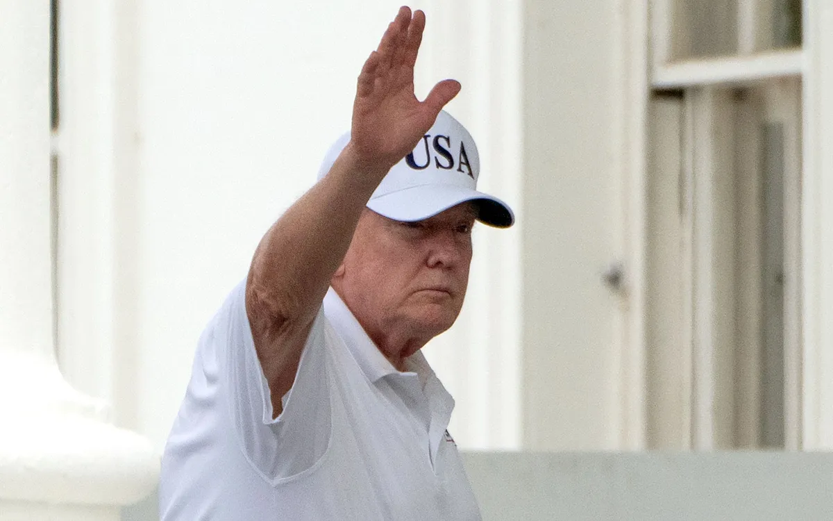 Tổng thống Trump tại Nhà Trắng, ngày 27/6/2026. (Ảnh: AP)