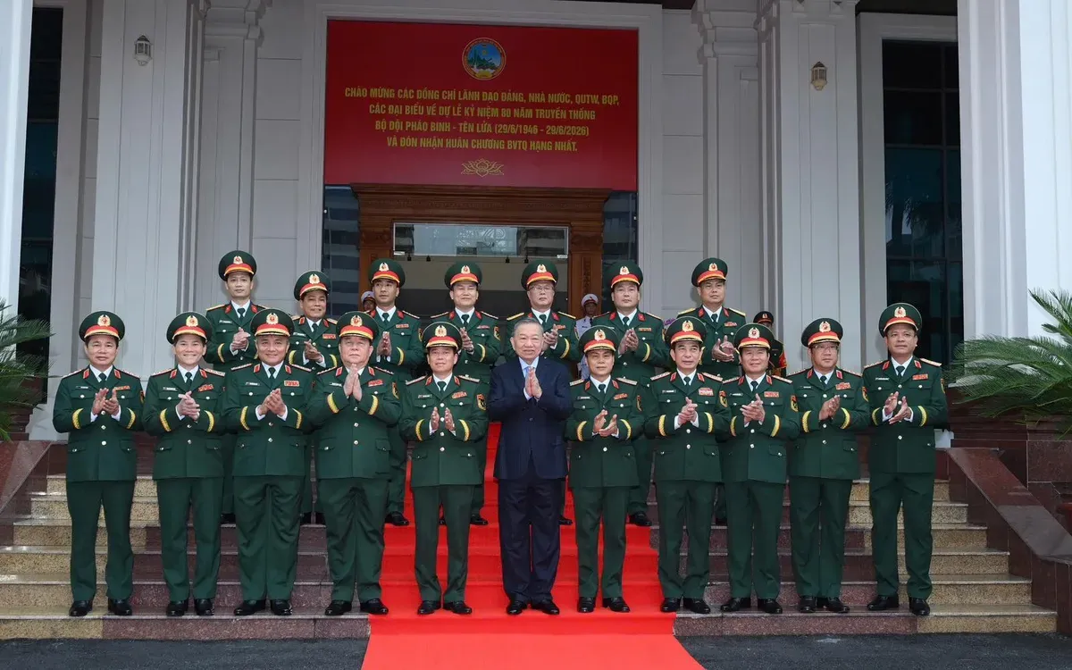 Tổng B&iacute; thư, Chủ tịch nước T&ocirc; L&acirc;m: X&acirc;y dựng lực lượng Ph&aacute;o binh - T&ecirc;n lửa hiện đại, l&agrave;m chủ c&ocirc;ng nghệ quốc ph&ograve;ng- Ảnh 1.