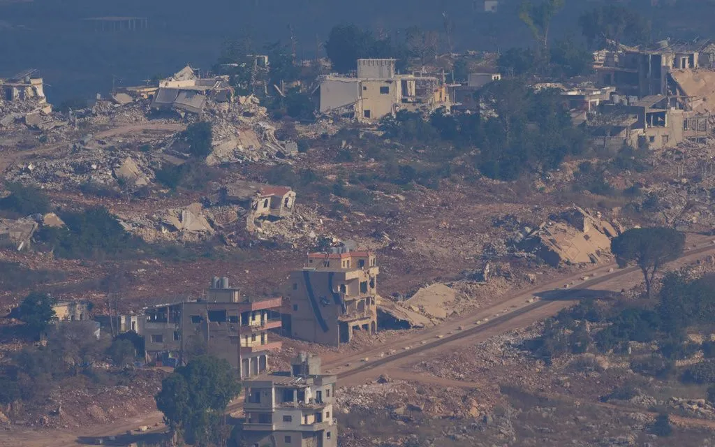 Tòa nhà bị phá hủy ở miền Nam Lebanon, ngày 28/6/2026 (Ảnh: AP)