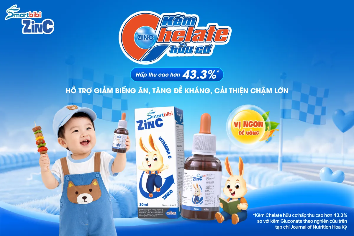 Kẽm hấp thu cao thế hệ mới từ Italy - Giải ph&aacute;p cho trẻ em Việt Nam thiếu kẽm- Ảnh 3.