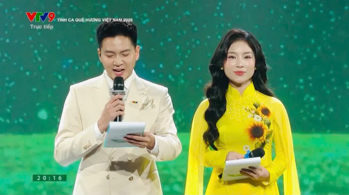 Kiều Phương ghi dấu ấn trong lần đầu dẫn truyền hình trực tiếp trên VTV9 - Ảnh 1.