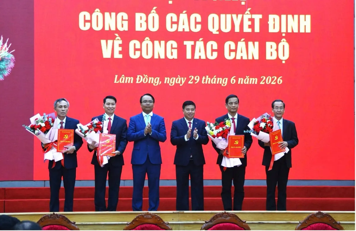 L&acirc;m Đồng điều động, bổ nhiệm nhiều c&aacute;n bộ chủ chốt- Ảnh 1.