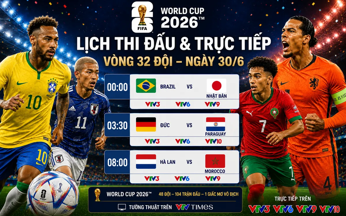 Toàn bộ các trận đấu sẽ được truyền hình trực tiếp trên các kênh sóng của VTV và trực tuyến trên Thời báo VTV (VTV Times).