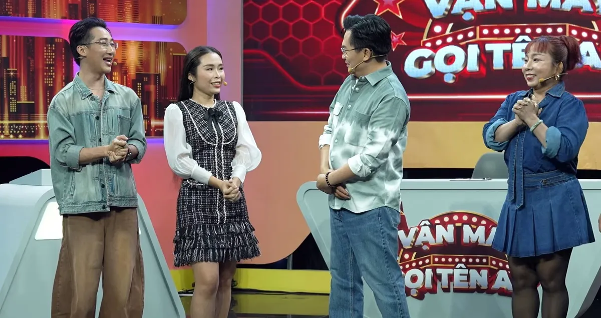 Đại Nghĩa "đứng h&igrave;nh" khi d&agrave;n diễn vi&ecirc;n trẻ xuất hiện trong Vận may gọi t&ecirc;n ai - Ảnh 1.