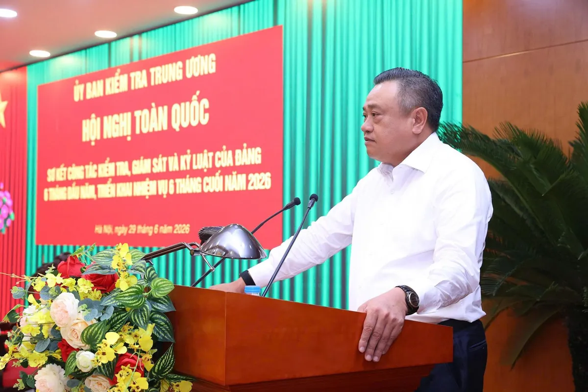 Chủ nhiệm Ủy ban Kiểm tra Trung ương yêu cầu đẩy mạnh chuyển đổi số trong công tác kiểm tra, giám sát- Ảnh 1. Chủ nhiệm Ủy ban Kiểm tra Trung ương yêu cầu đẩy mạnh chuyển đổi số trong công tác kiểm tra, giám sát- Ảnh 1.